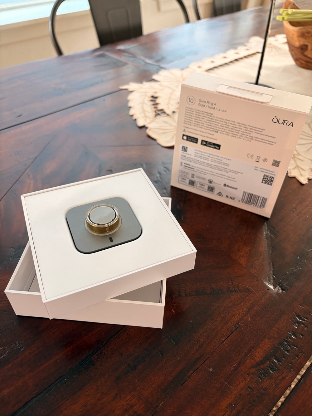 Oura Ring (Gold with Silver Accent)